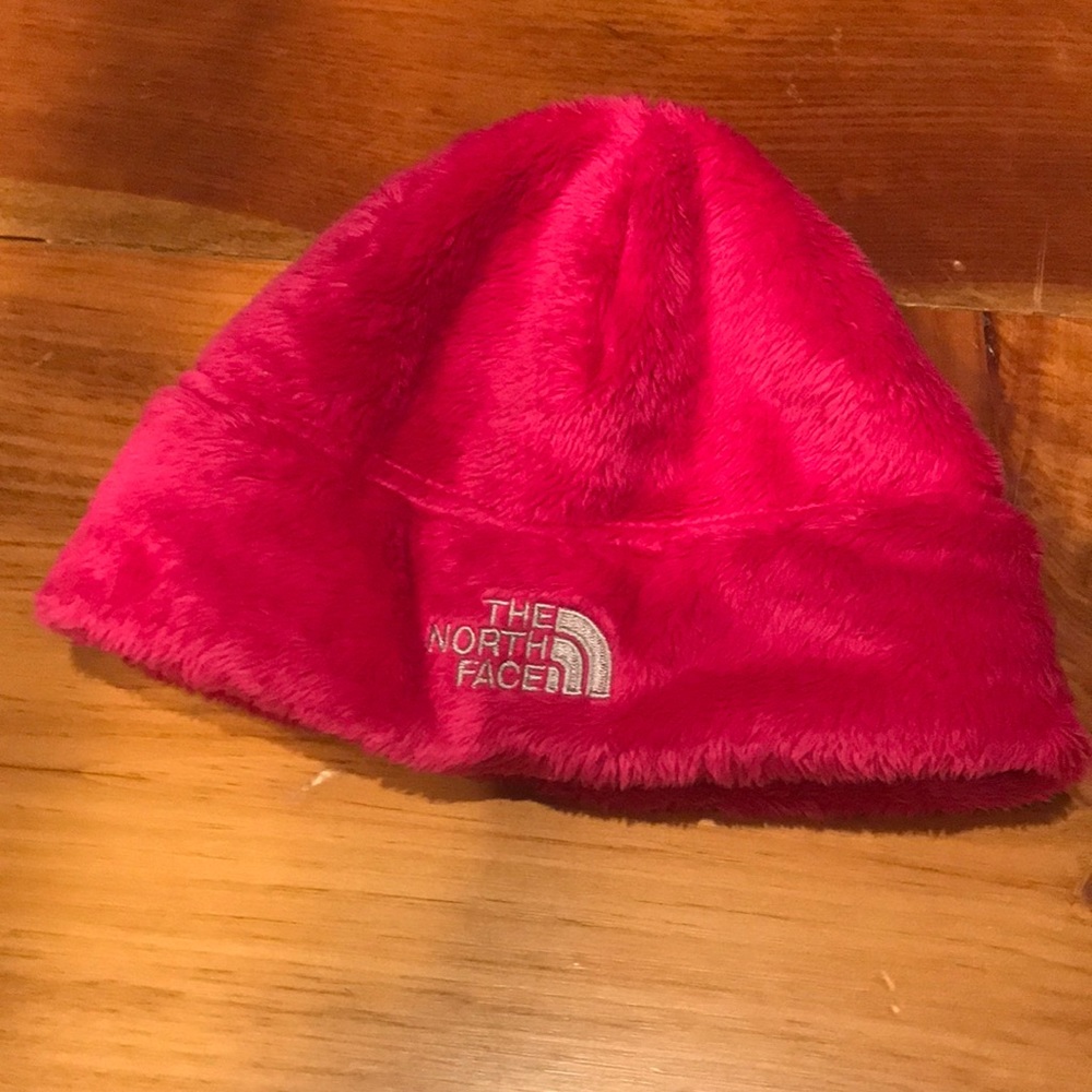 NORTH FACE Youth/Junior S Hot Pink Denali Thermal Beanie Hat
